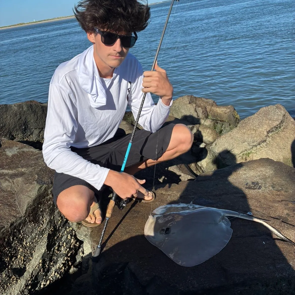 Southern stingray caught on Fishbrain