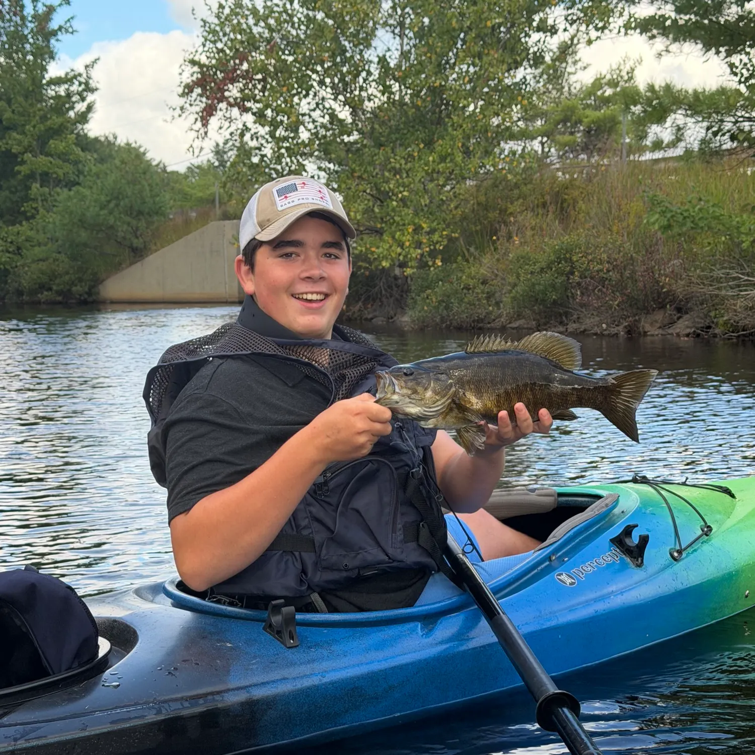 Smallmouth bass caught on Fishbrain