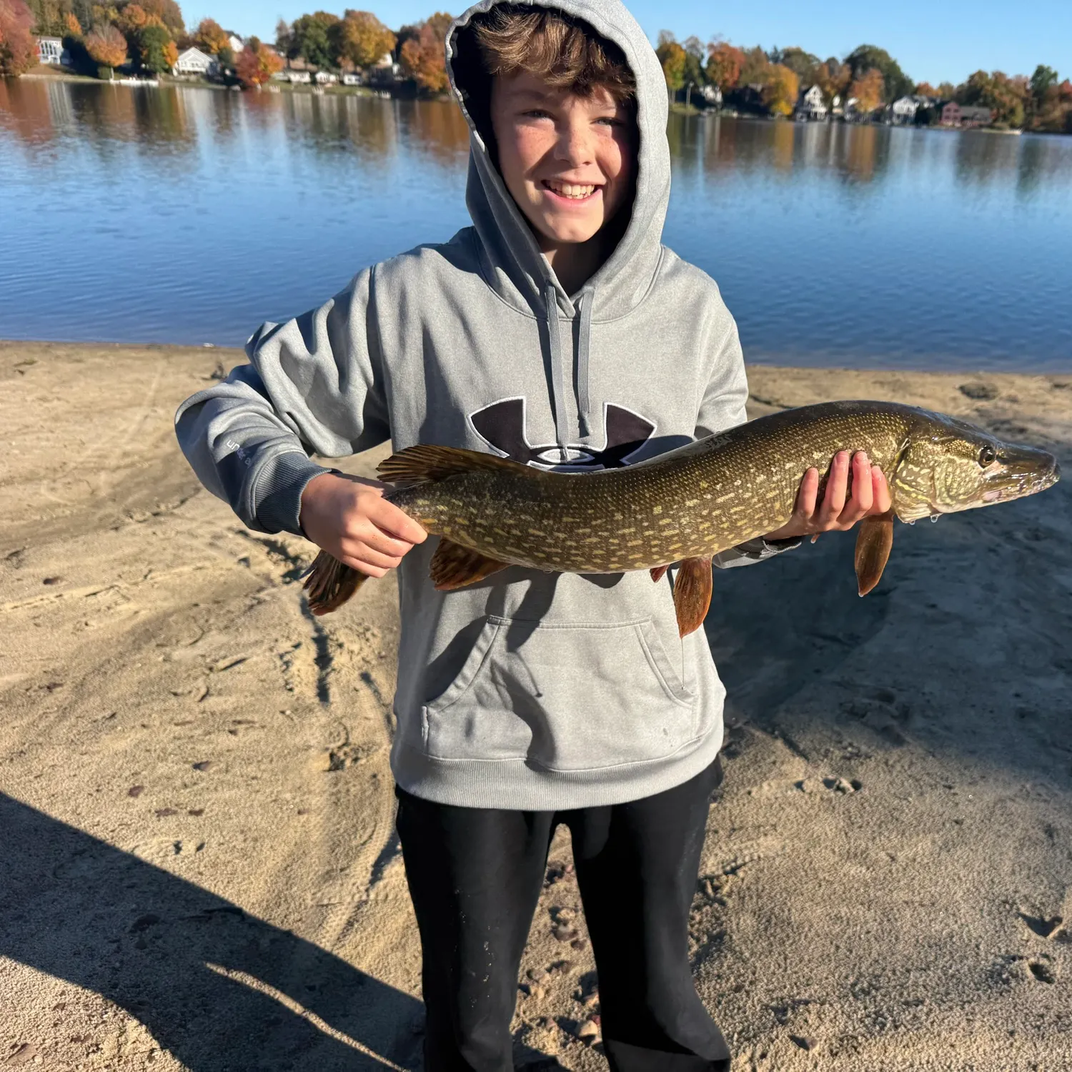 Northern pike caught on Fishbrain