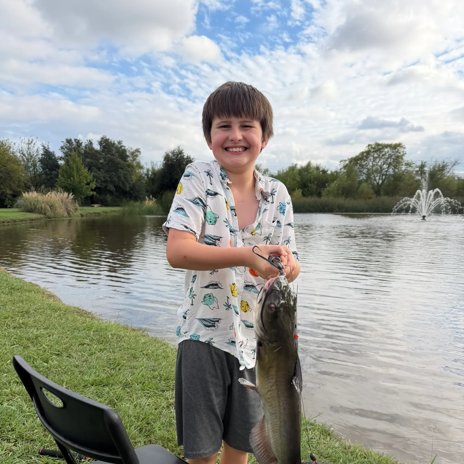 Channel catfish caught on Fishbrain