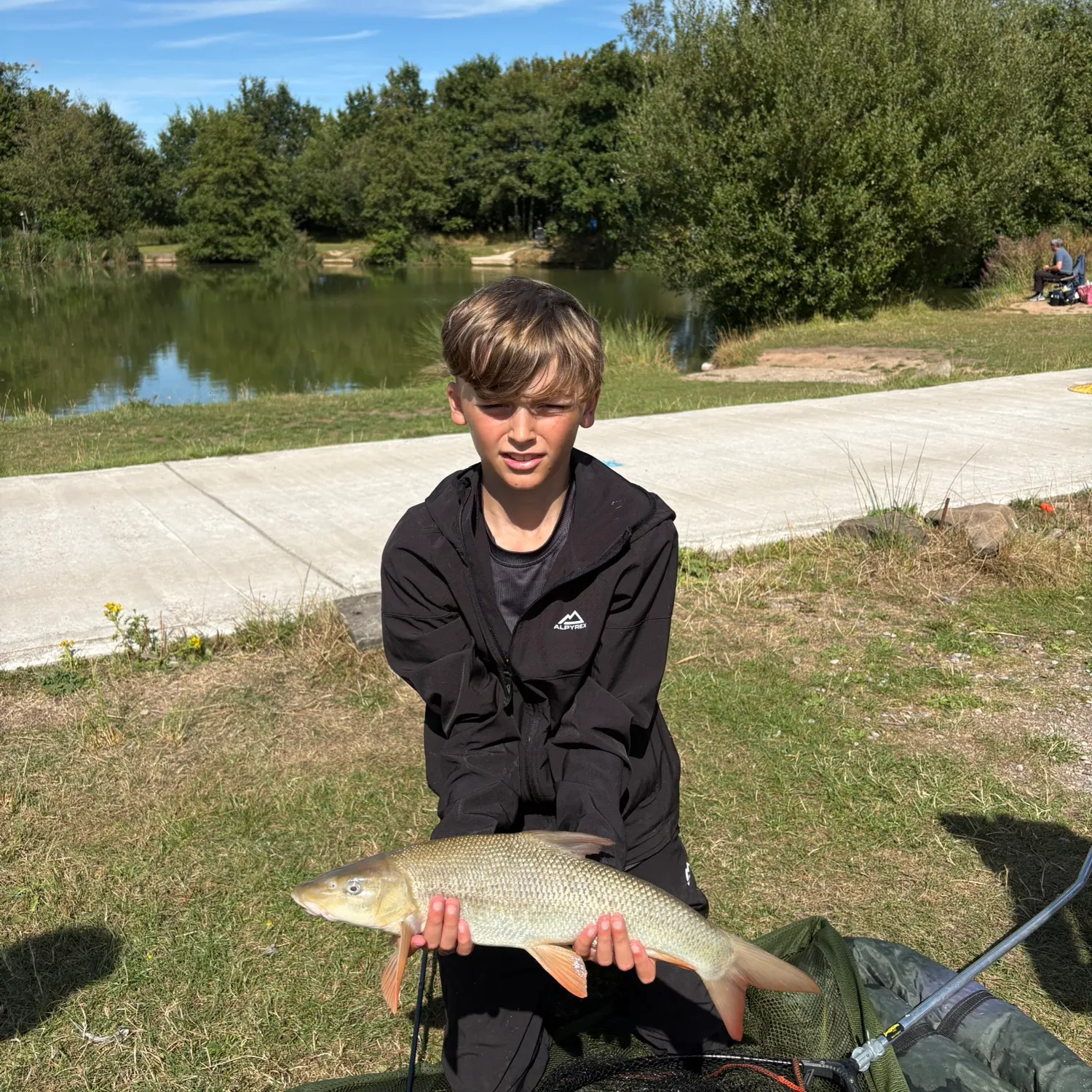 Common barbel caught on Fishbrain