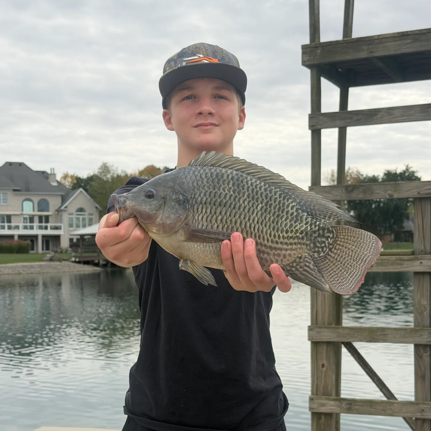 Nile tilapia caught on Fishbrain