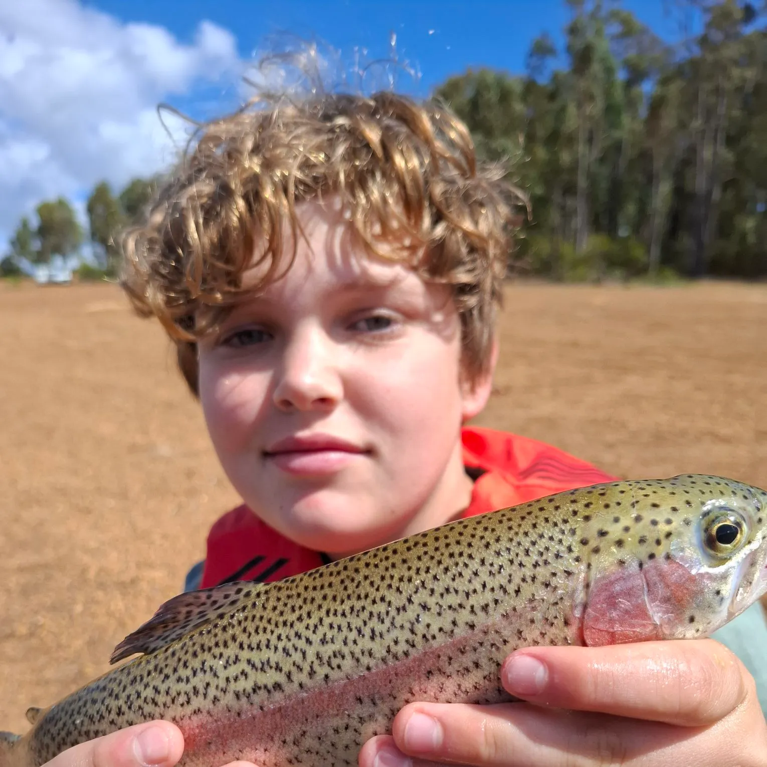 Rainbow trout caught on Fishbrain
