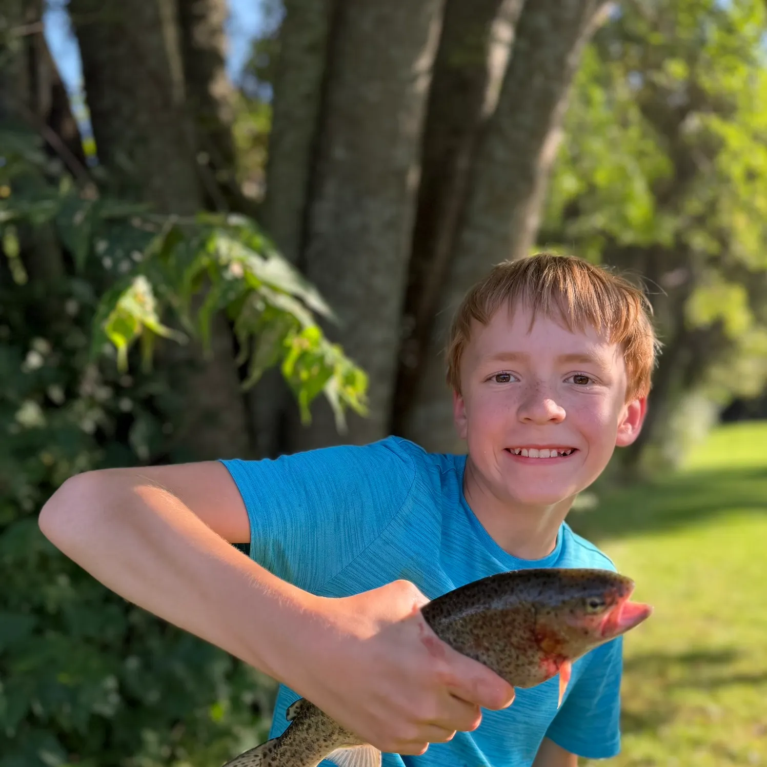 Rainbow trout caught on Fishbrain