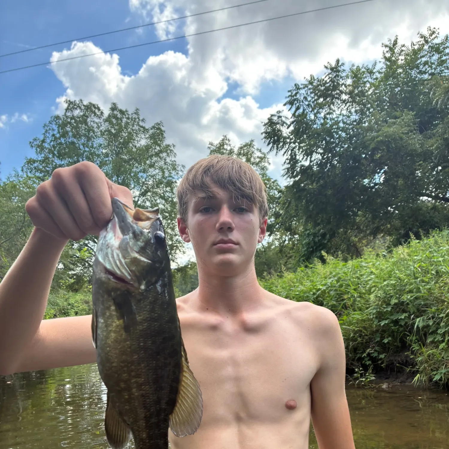 Smallmouth bass caught on Fishbrain