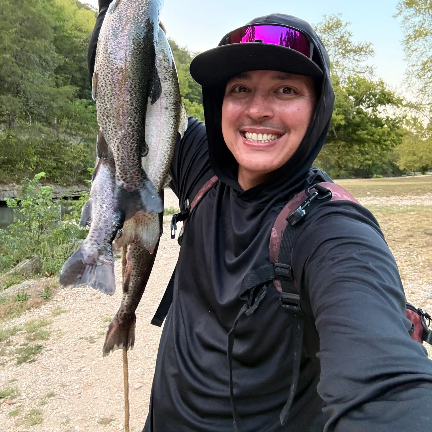 Rainbow trout caught on Fishbrain