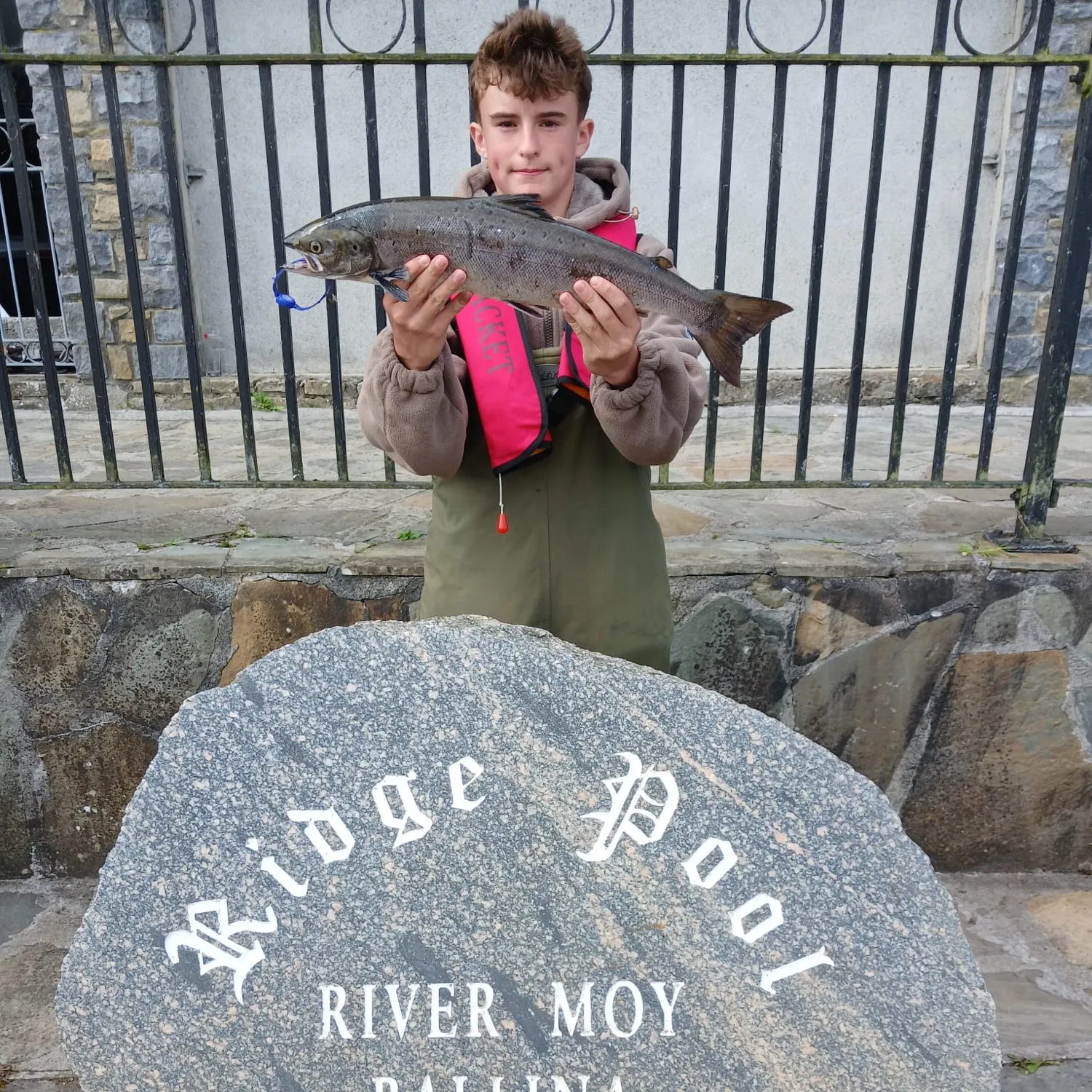 Landlocked atlantic salmon caught on Fishbrain