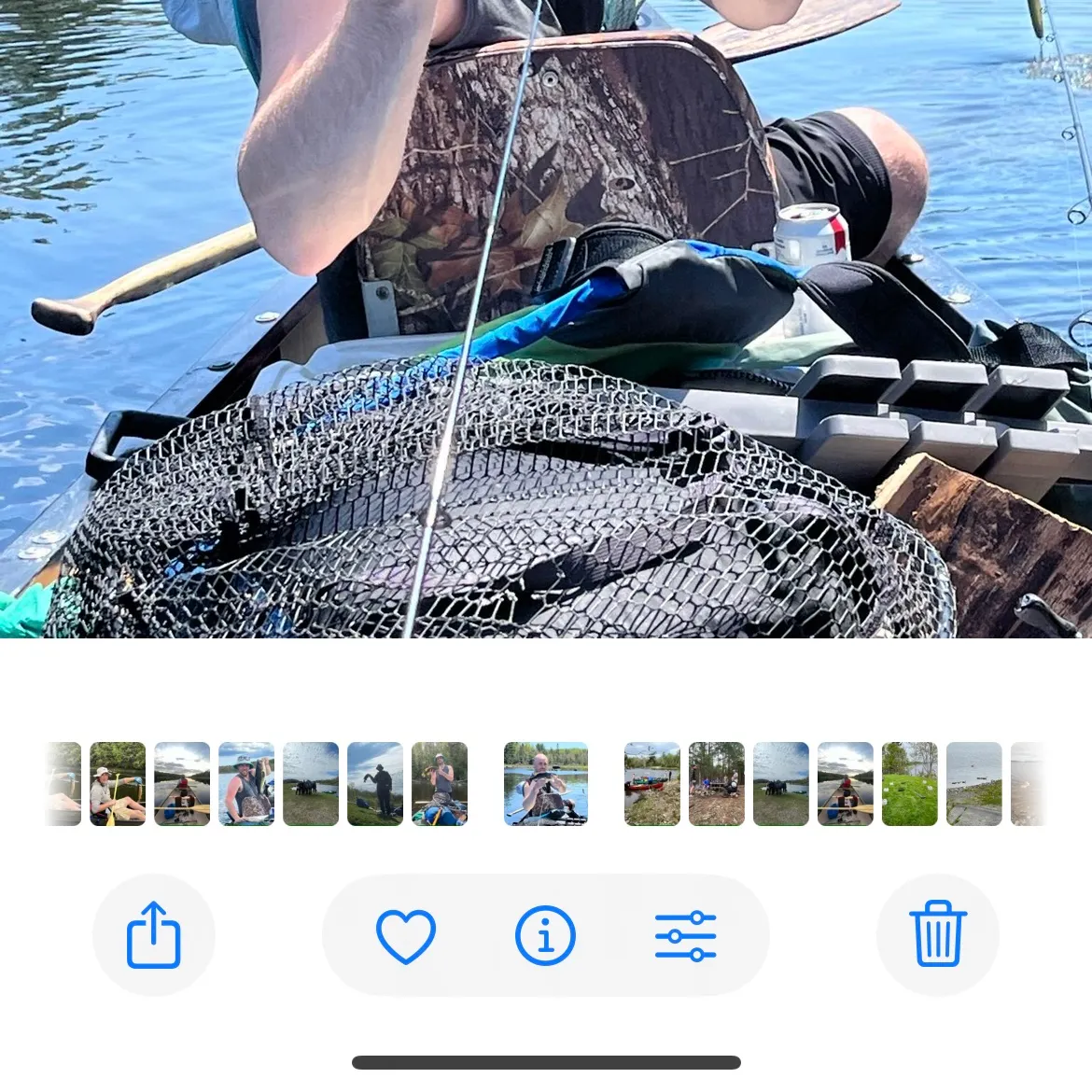 recently logged catches
