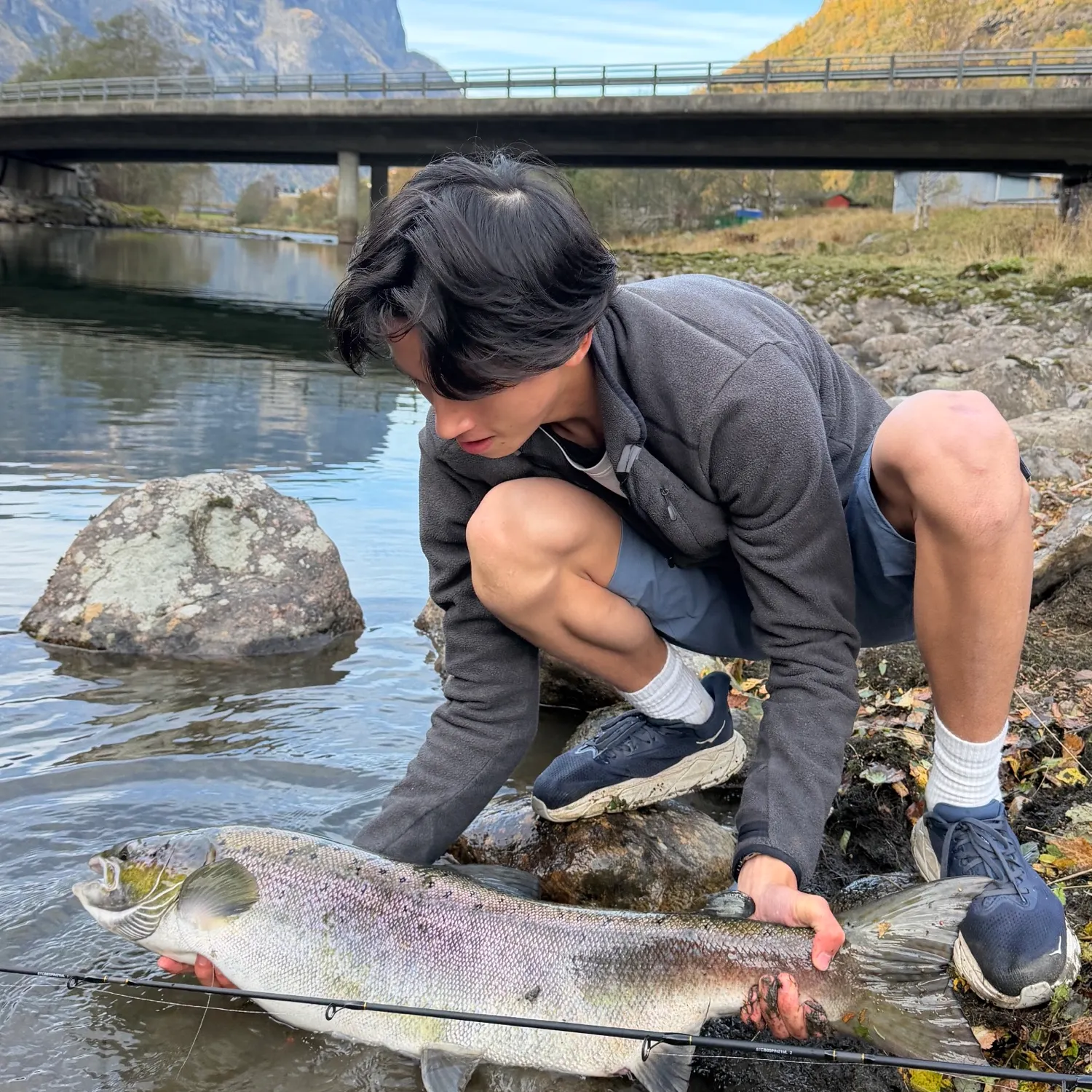 Atlantic salmon caught on Fishbrain