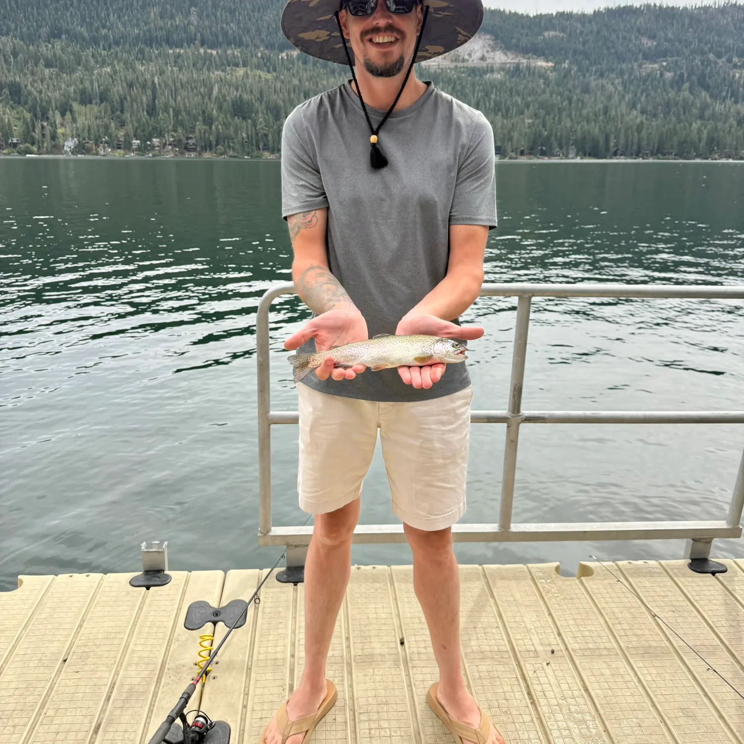 Rainbow trout caught on Fishbrain