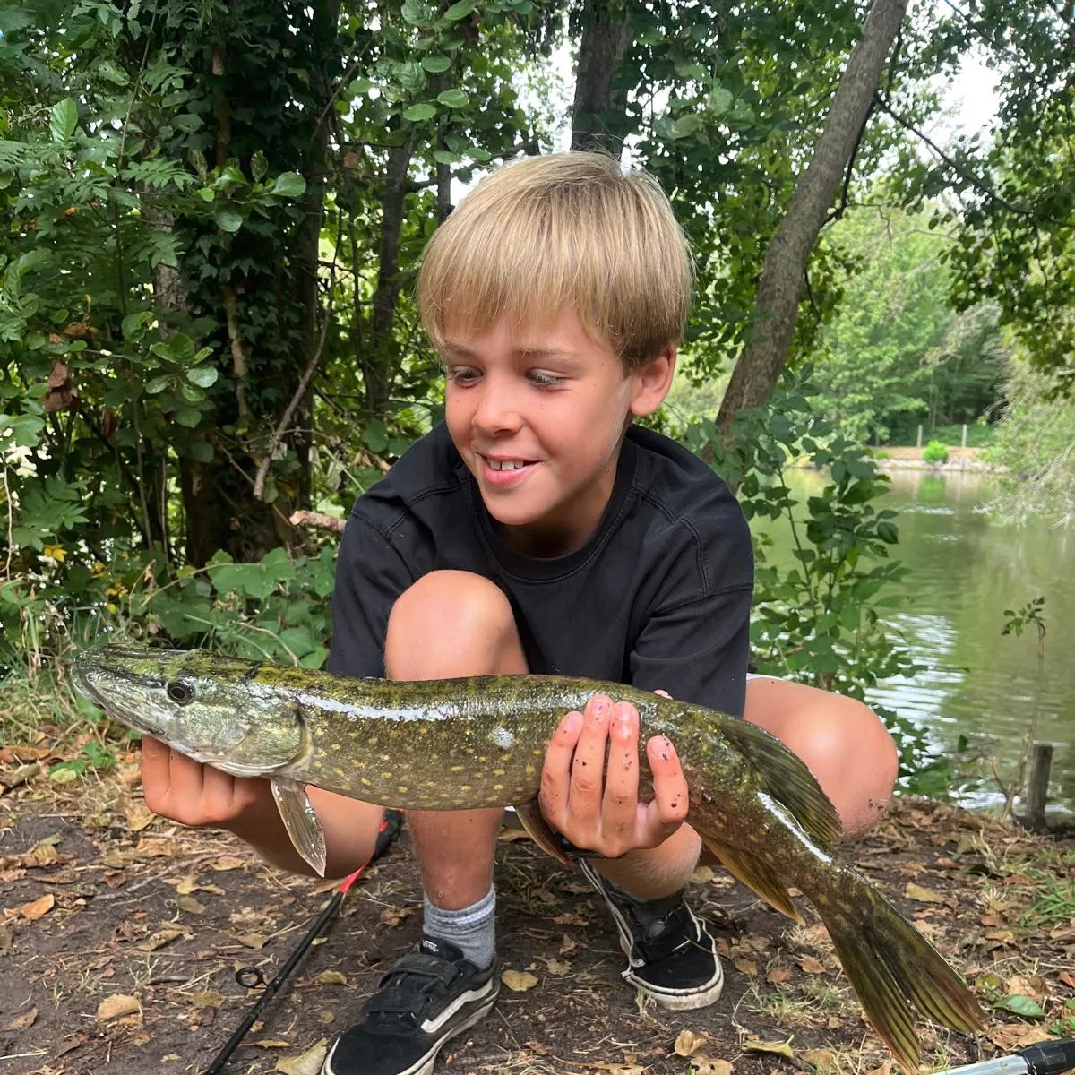 Northern pike caught on Fishbrain