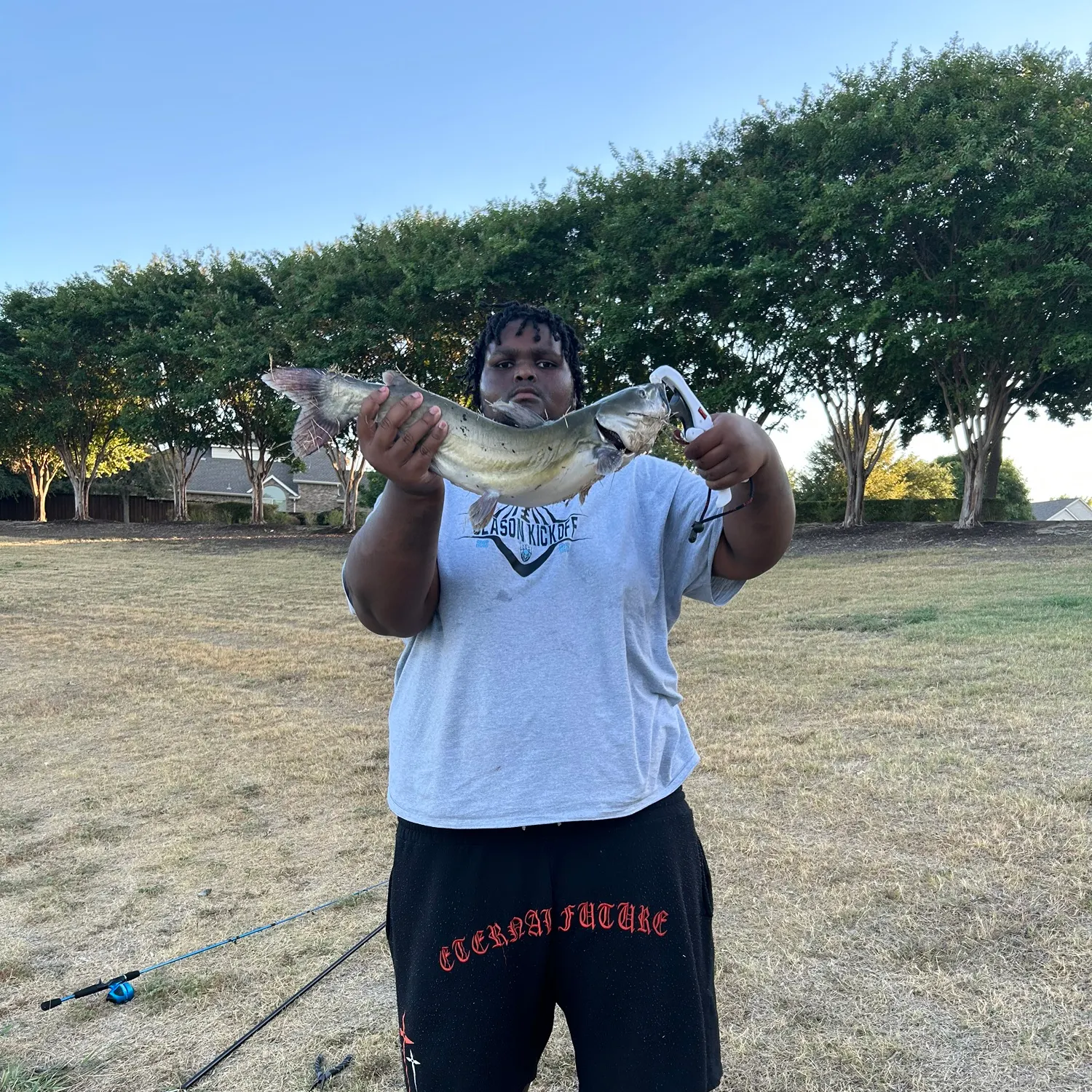 Channel catfish caught on Fishbrain