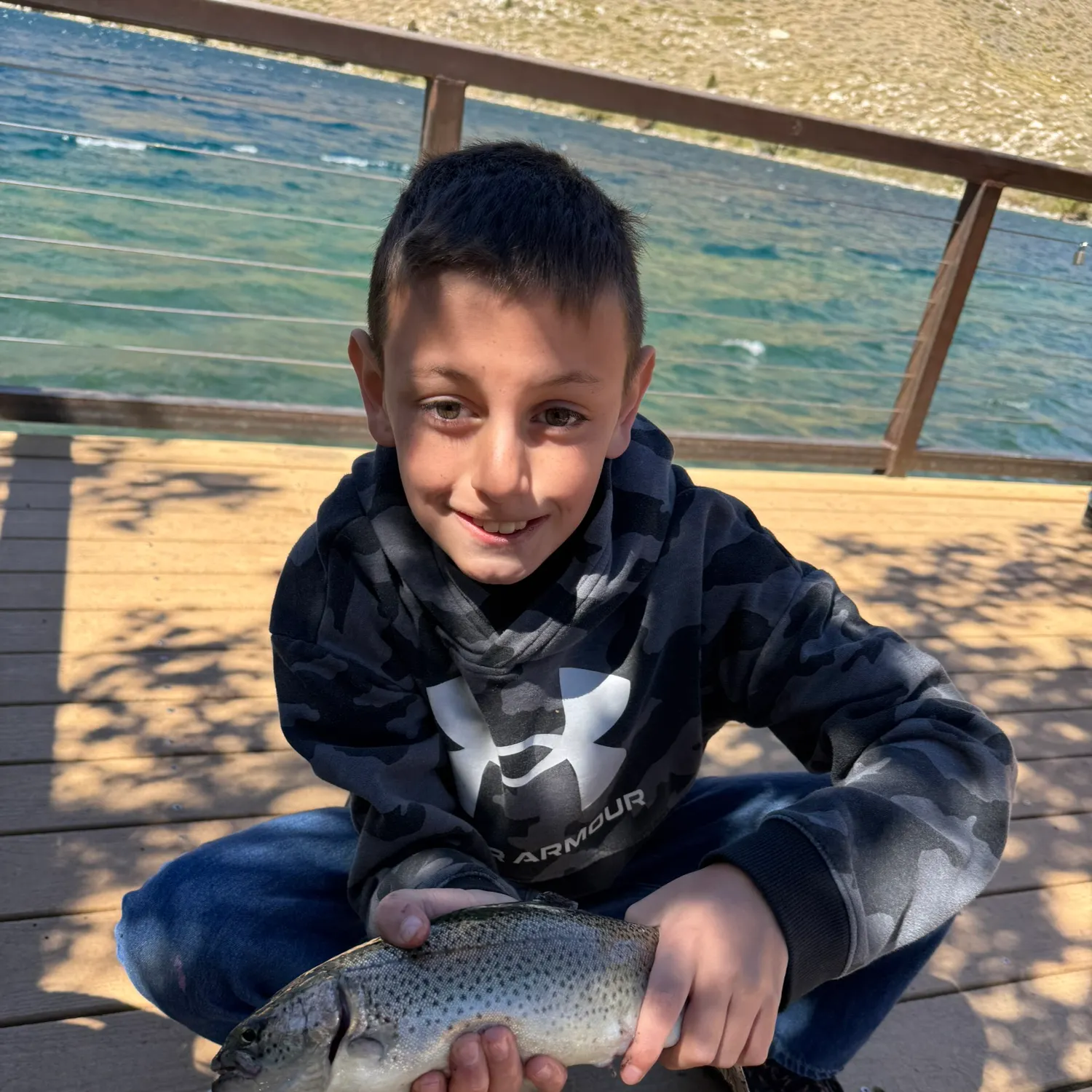 Rainbow trout caught on Fishbrain