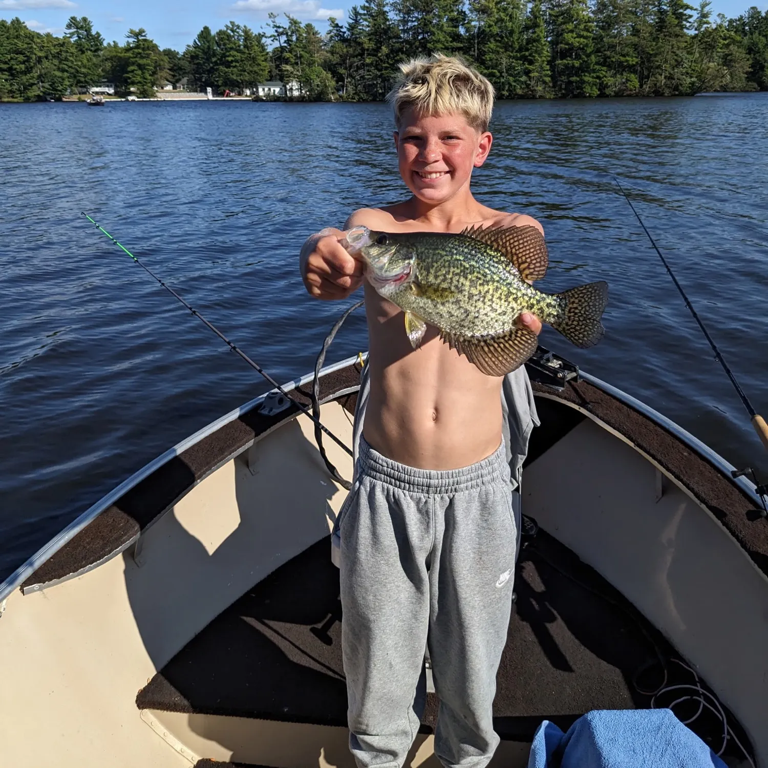 Black crappie caught on Fishbrain