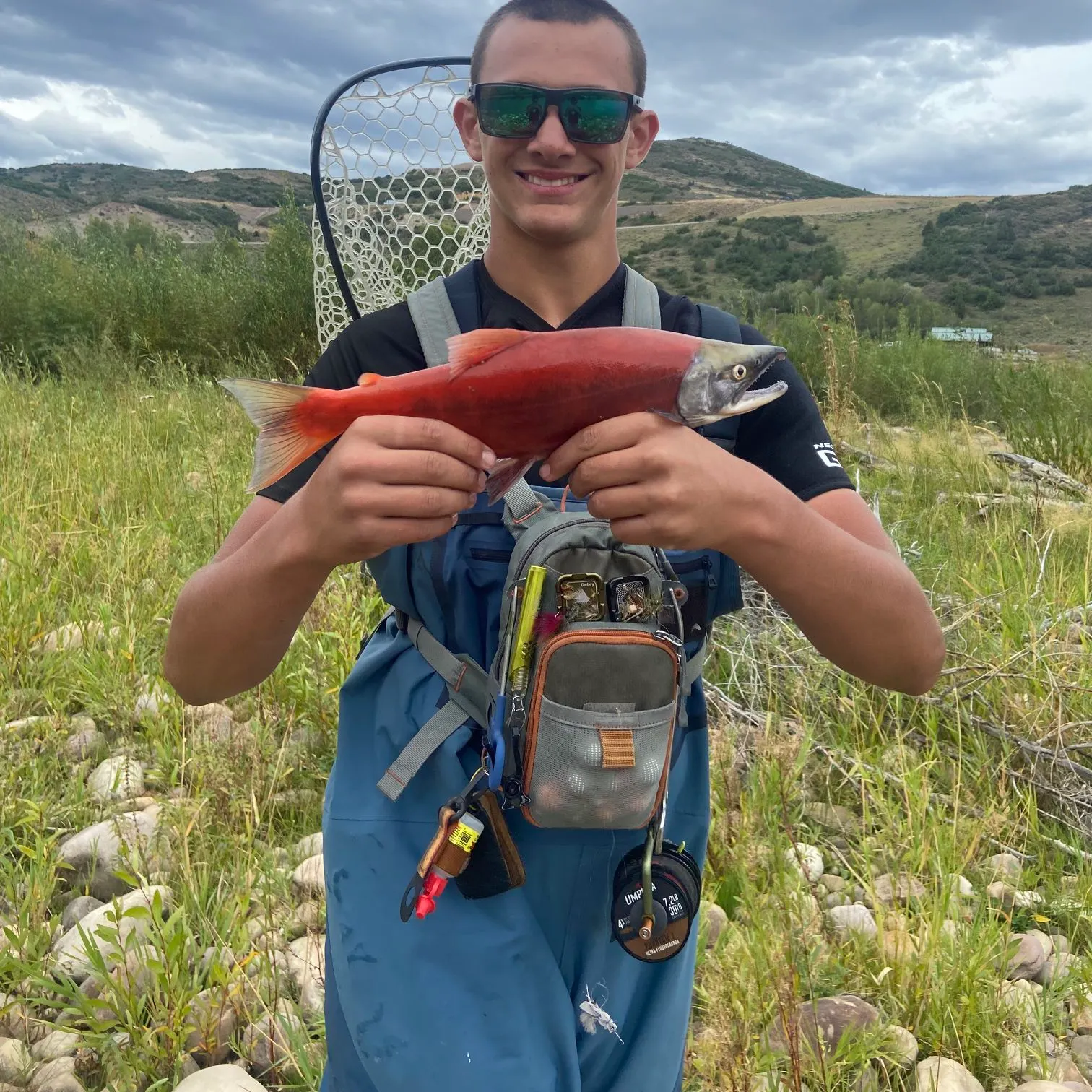 Kokanee salmon caught on Fishbrain