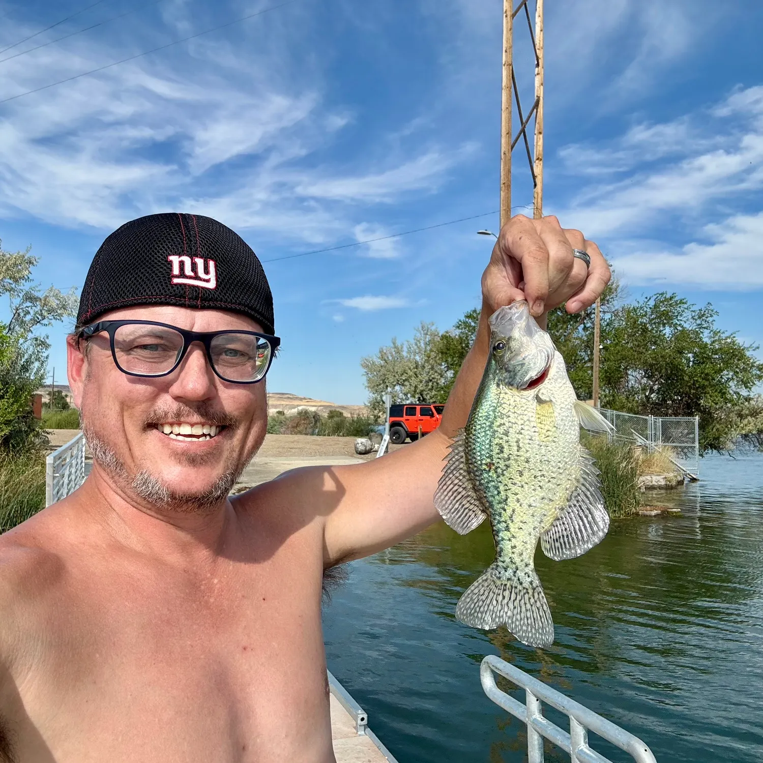Black crappie caught on Fishbrain