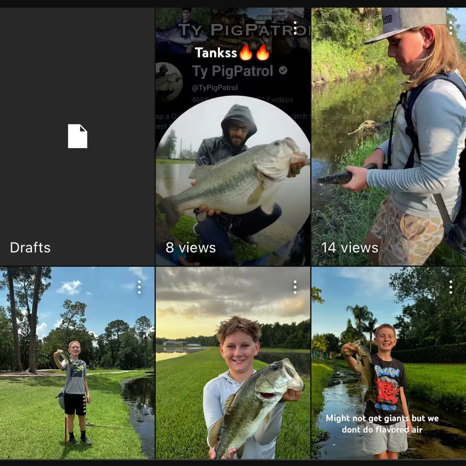 recently logged catches