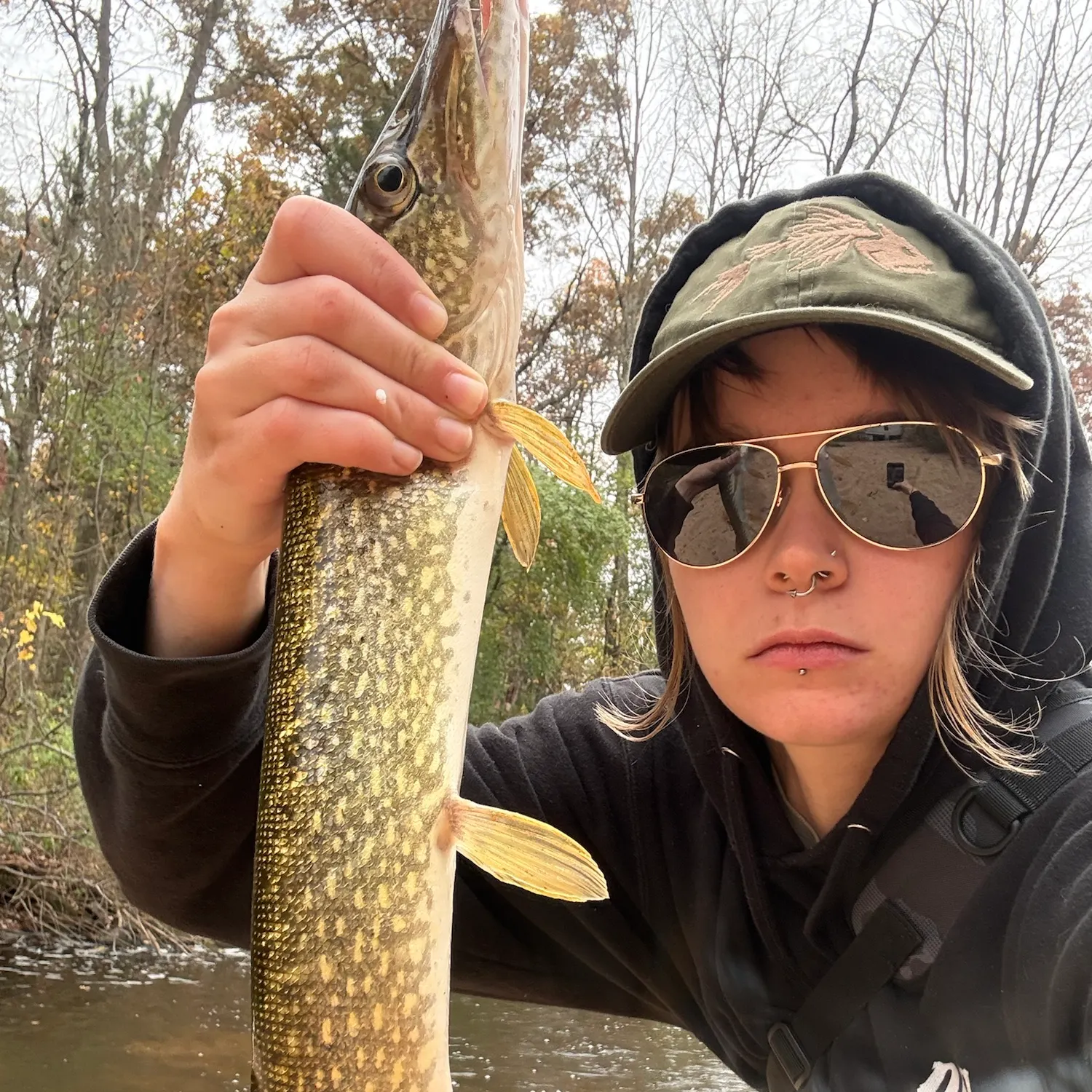Northern pike caught on Fishbrain