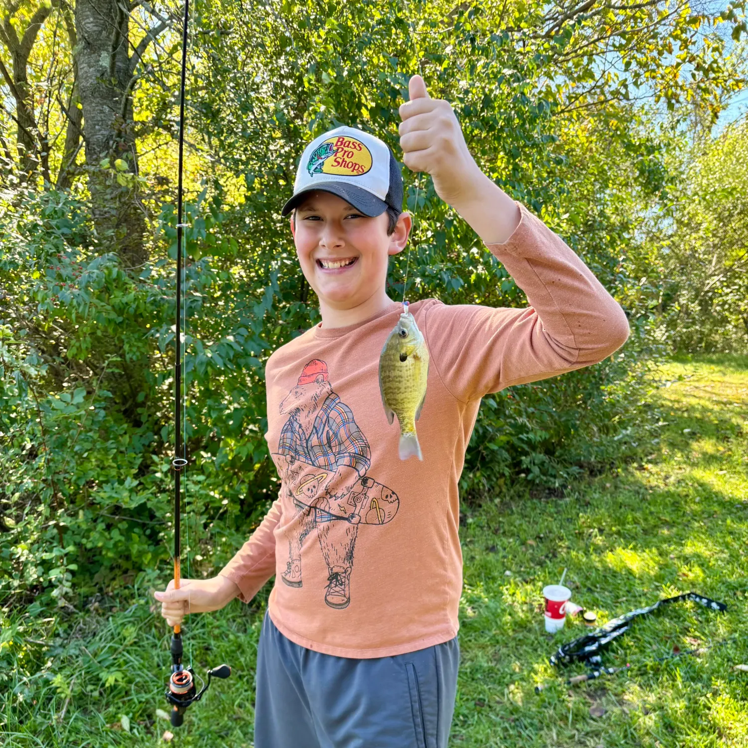 Bluegill caught on Fishbrain