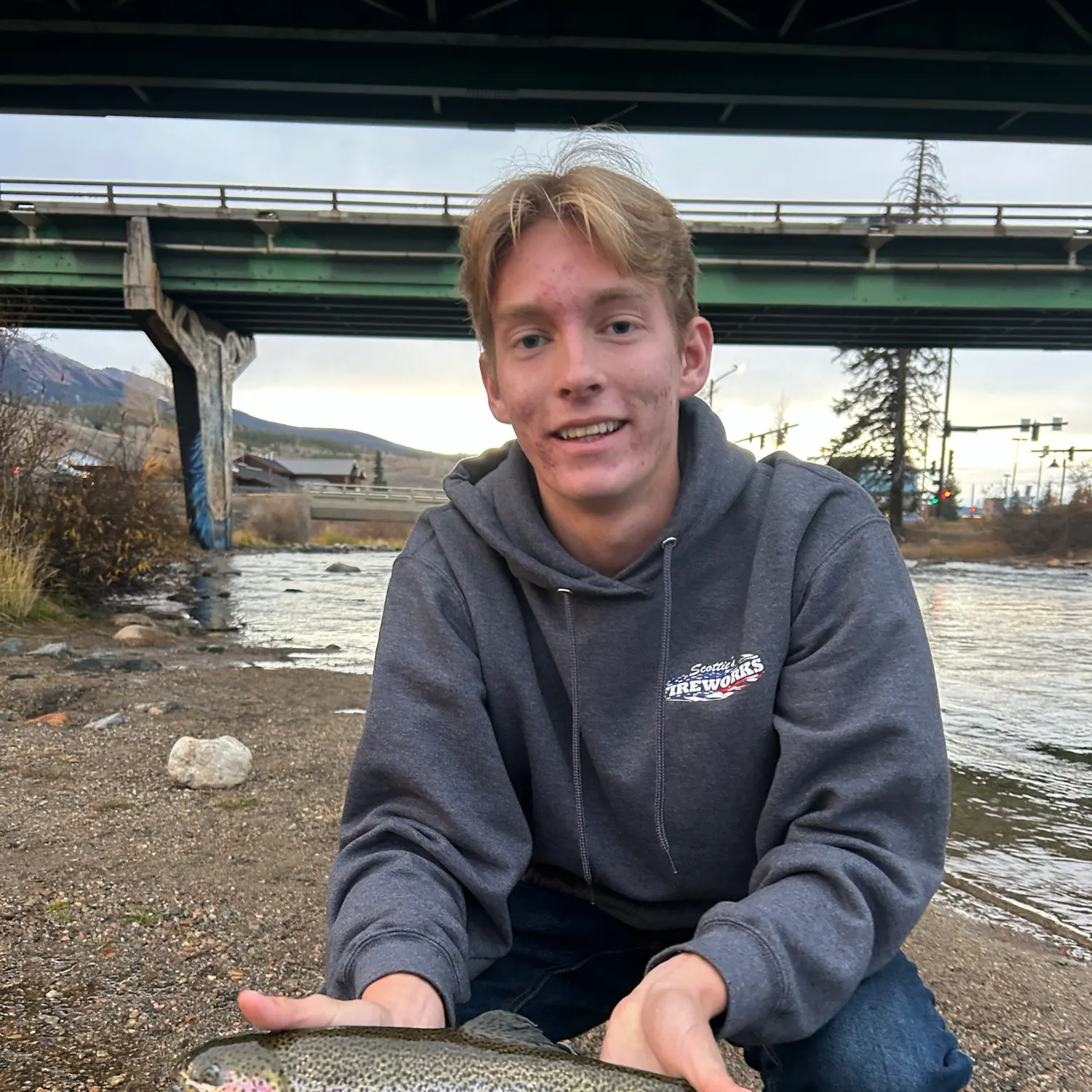 Rainbow trout caught on Fishbrain