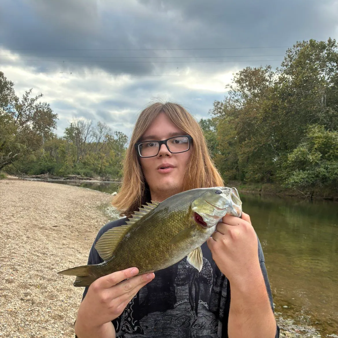 Smallmouth bass caught on Fishbrain