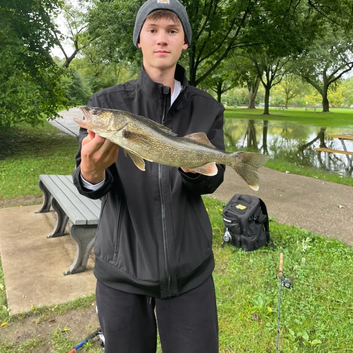 Walleye caught on Fishbrain