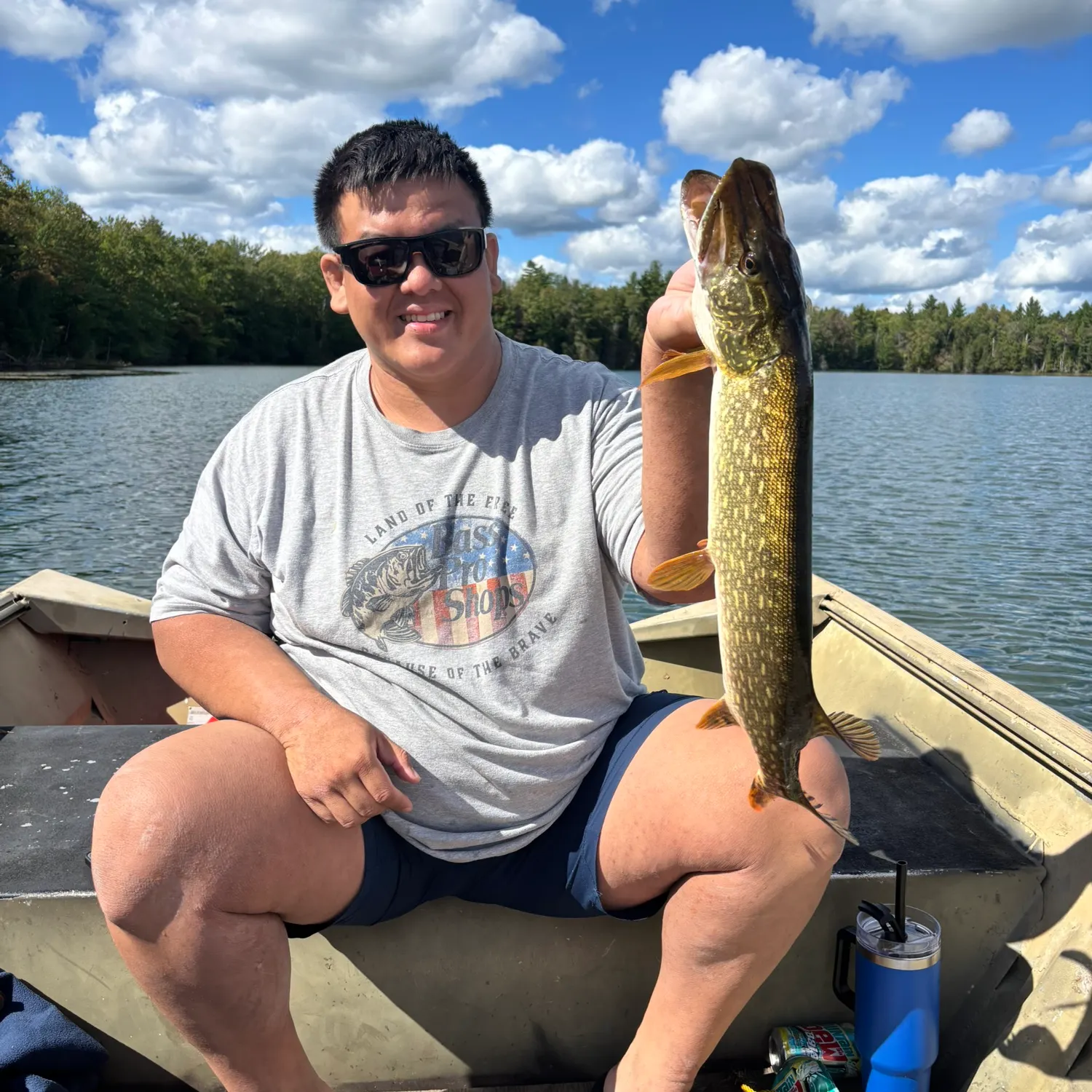 Northern pike caught on Fishbrain