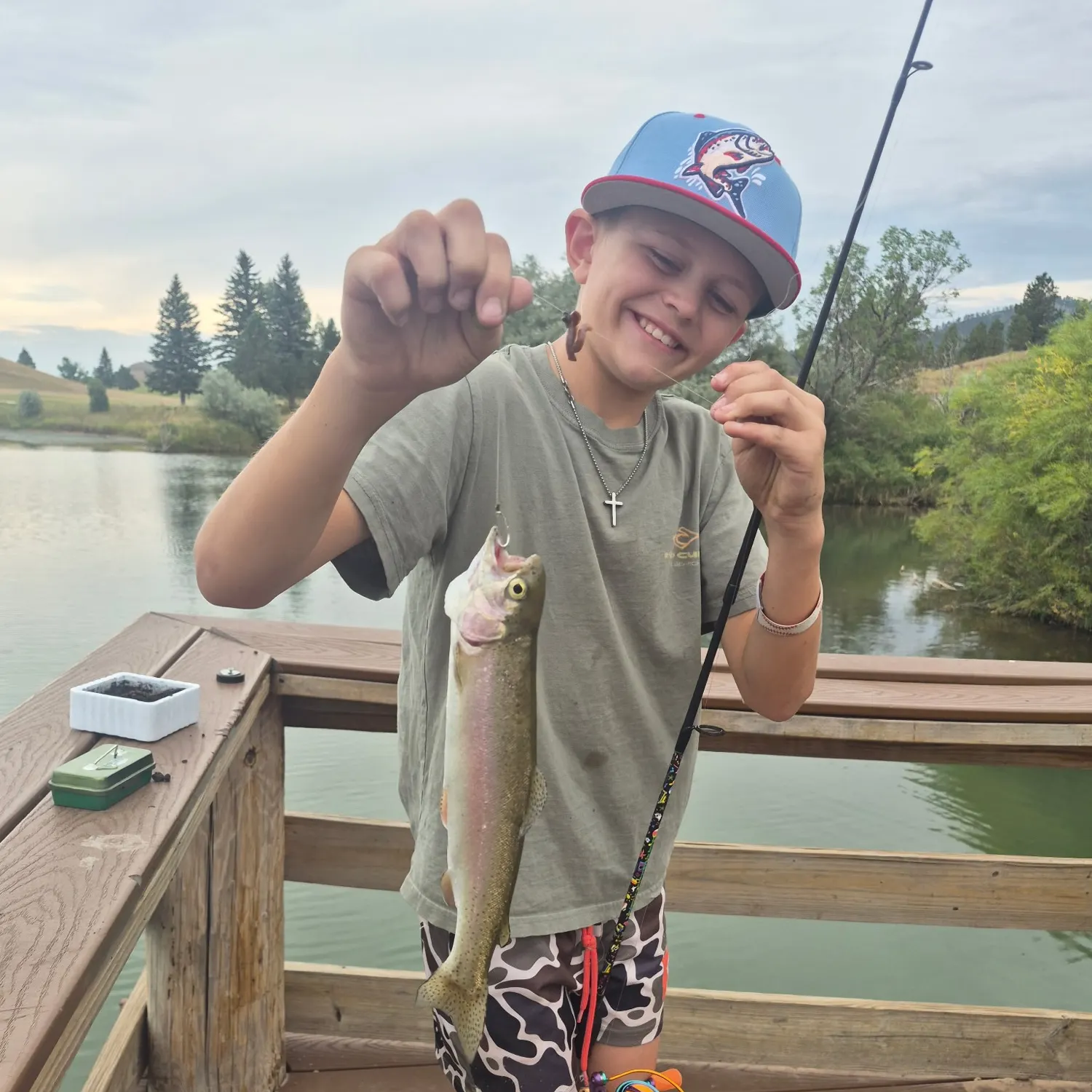 Rainbow trout caught on Fishbrain