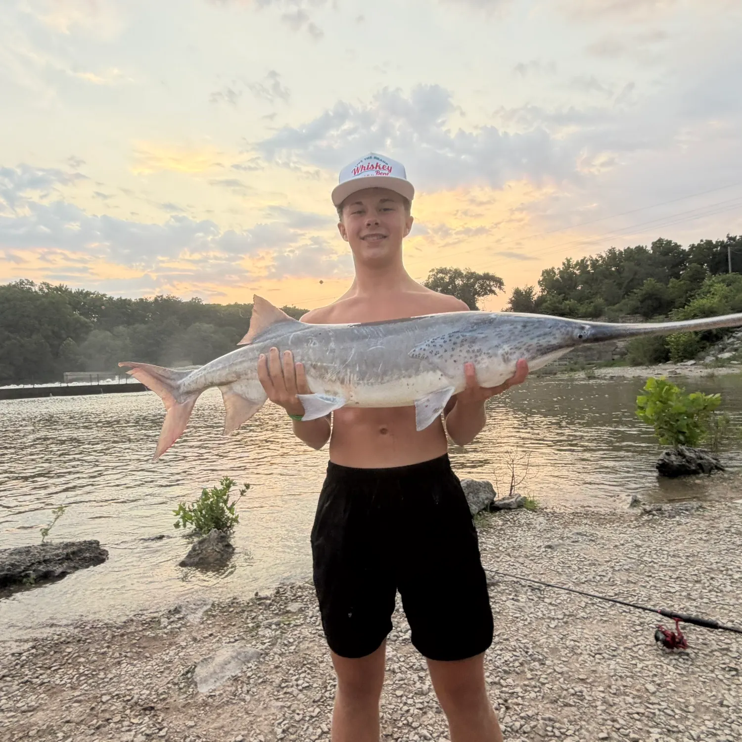 The most recent Paddlefish catches on Fishbrain