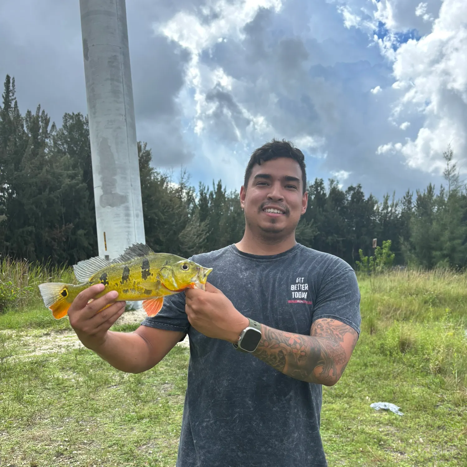 Butterfly peacock bass caught on Fishbrain