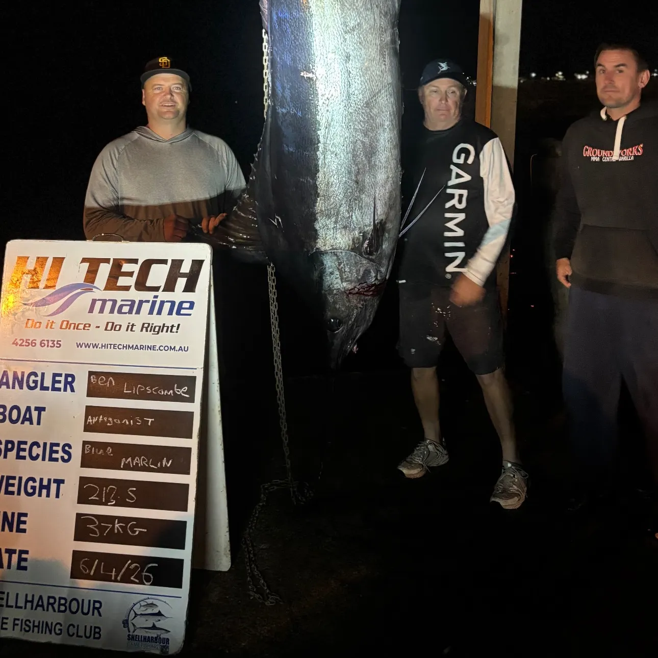 The most recent Indo-Pacific blue marlin catches on Fishbrain