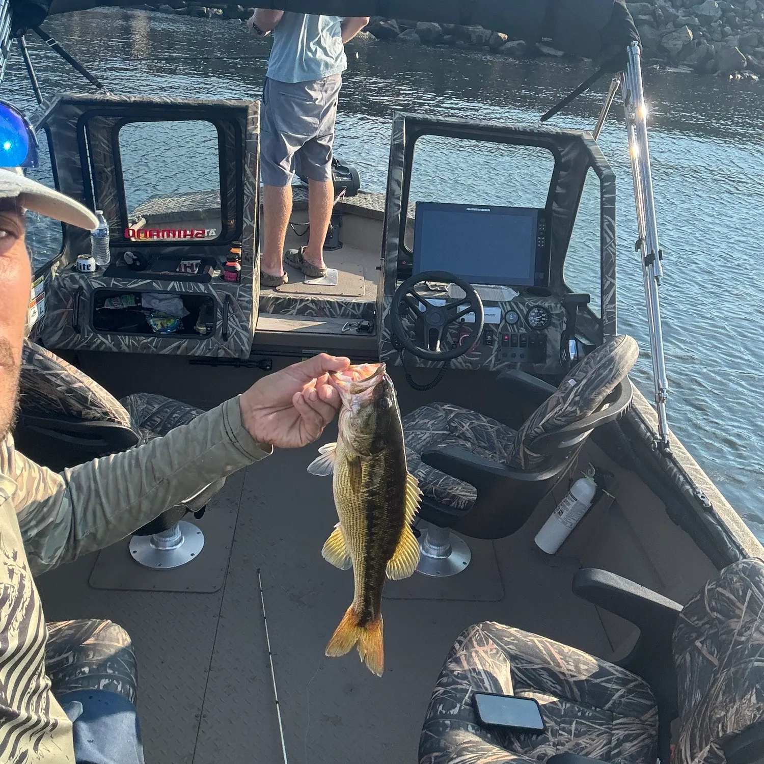 Spotted bass caught on Fishbrain