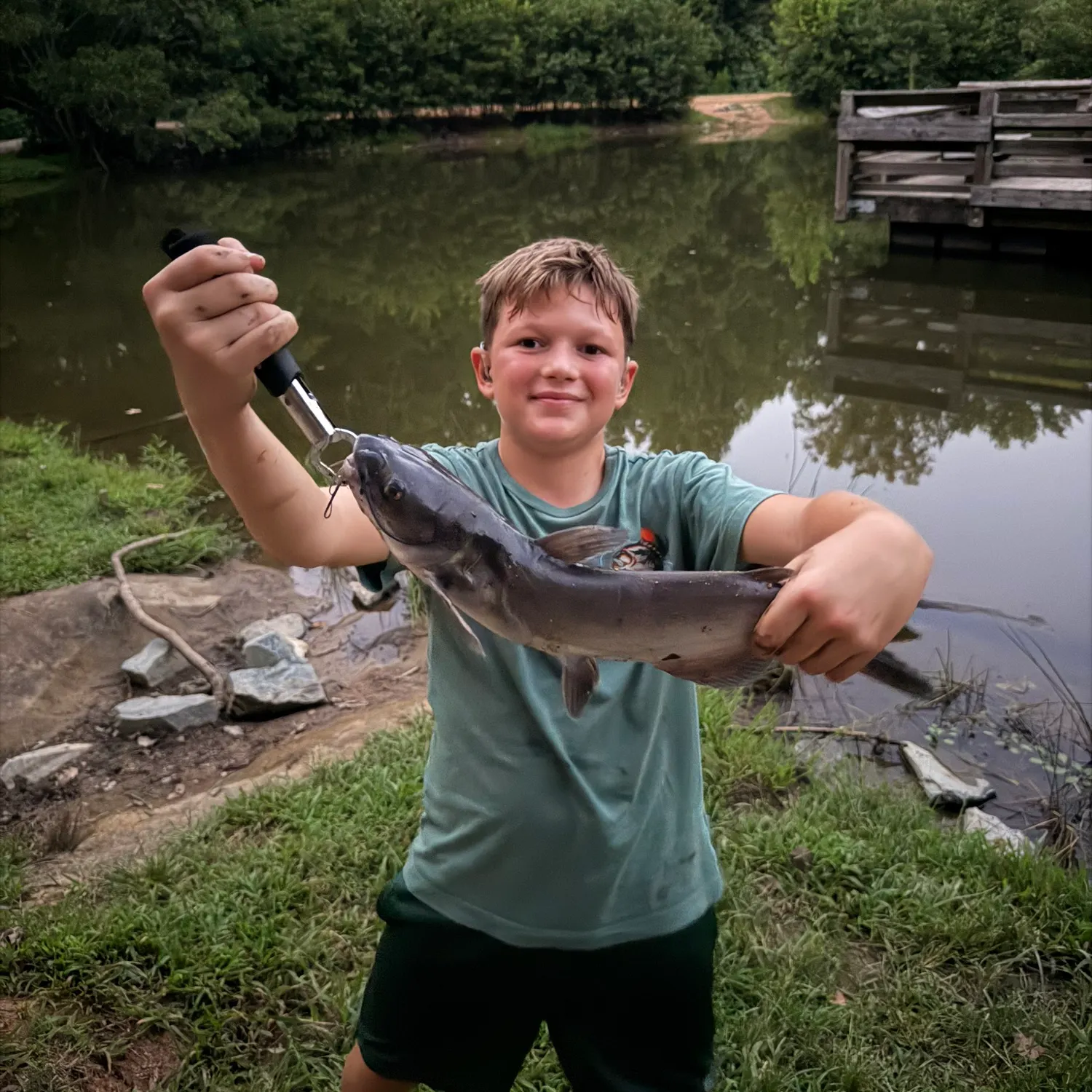 Channel catfish caught on Fishbrain