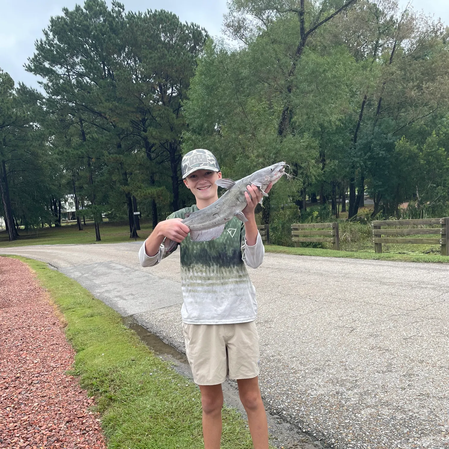 Blue catfish caught on Fishbrain
