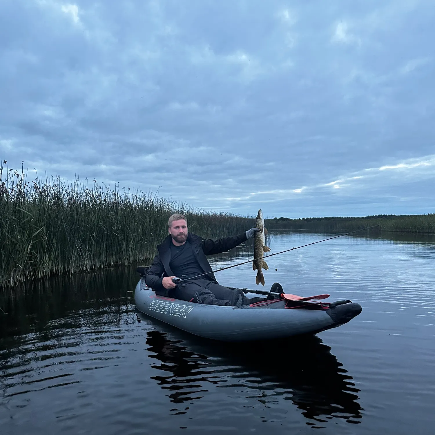 Northern pike caught on Fishbrain