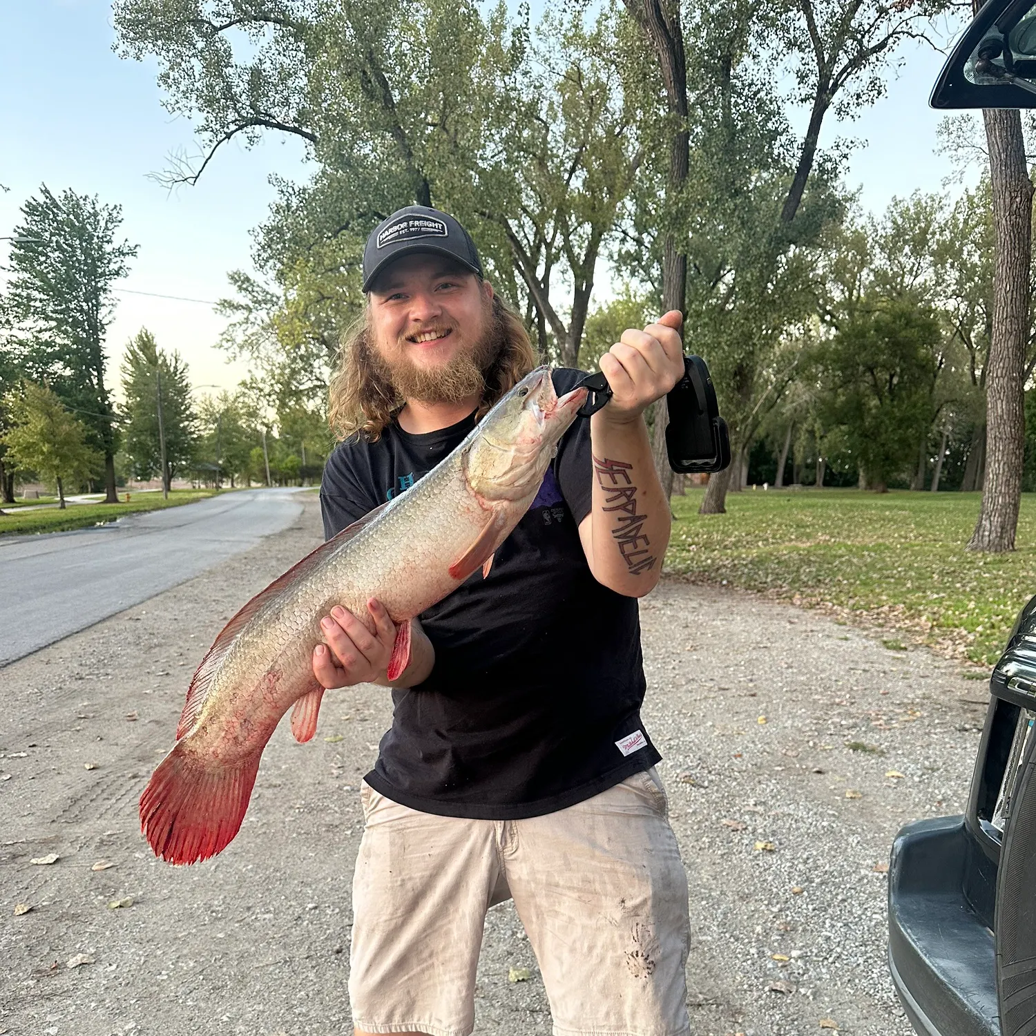 Eyetail bowfin caught on Fishbrain