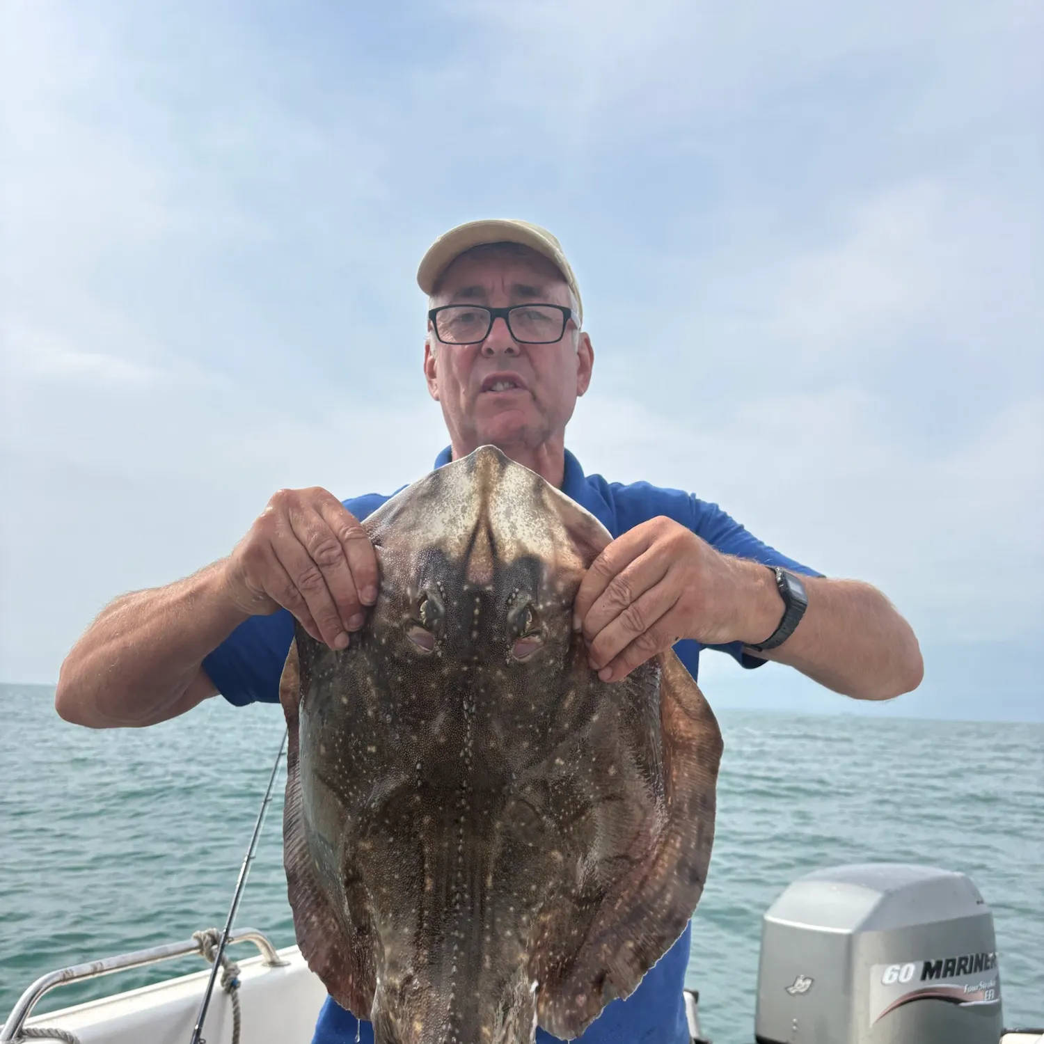 Blue skate caught on Fishbrain