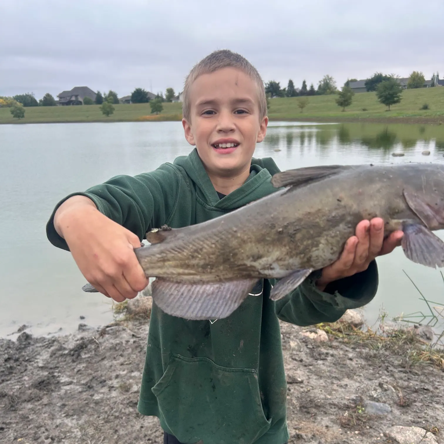 Channel catfish caught on Fishbrain