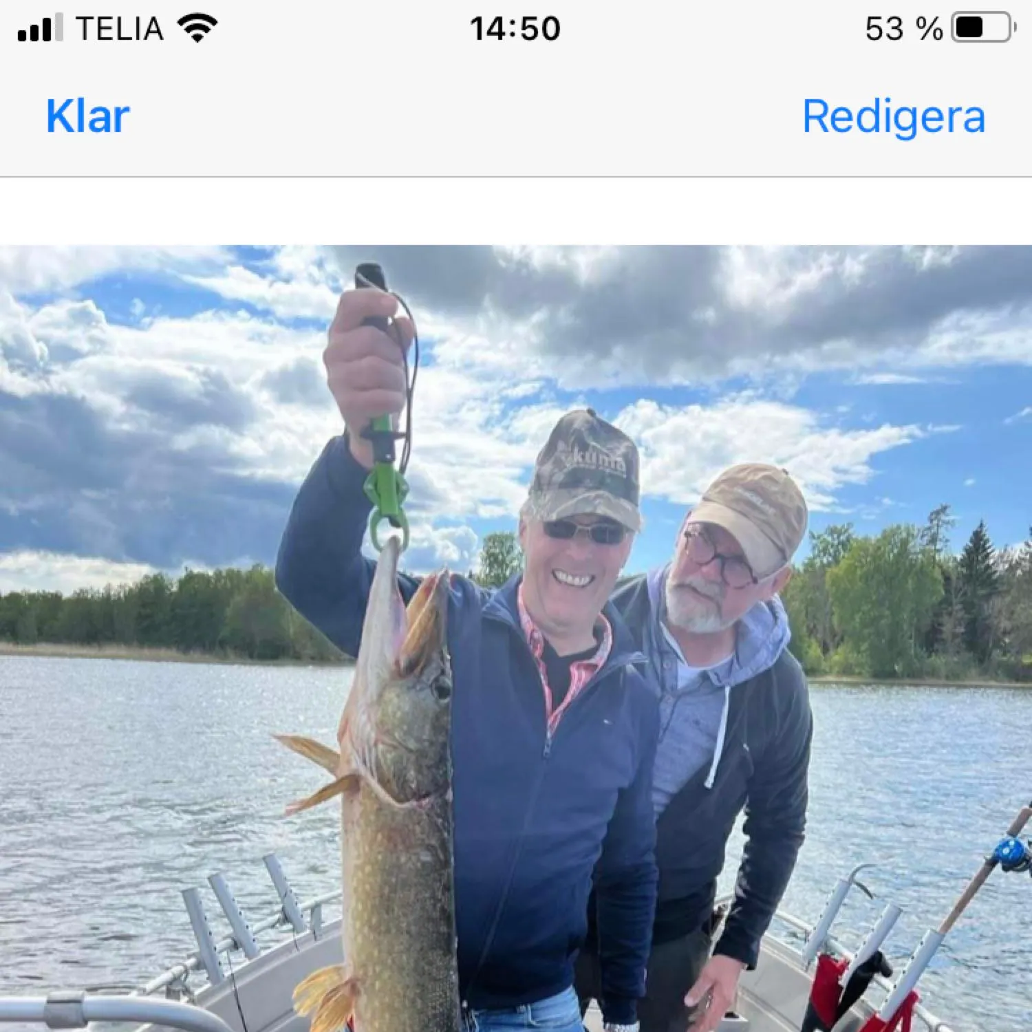 recently logged catches