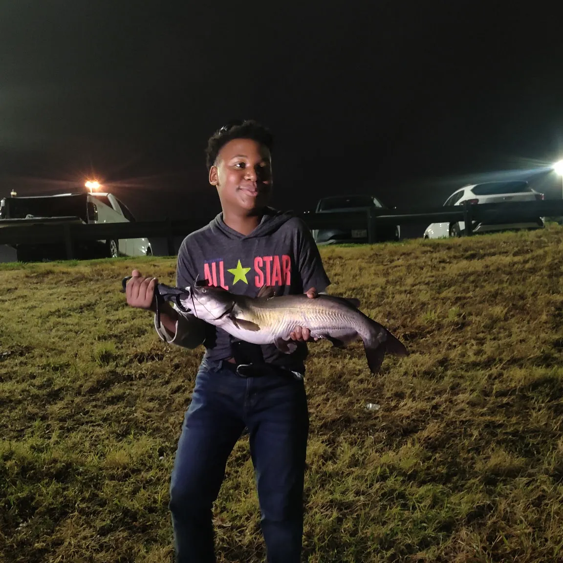 Channel catfish caught on Fishbrain