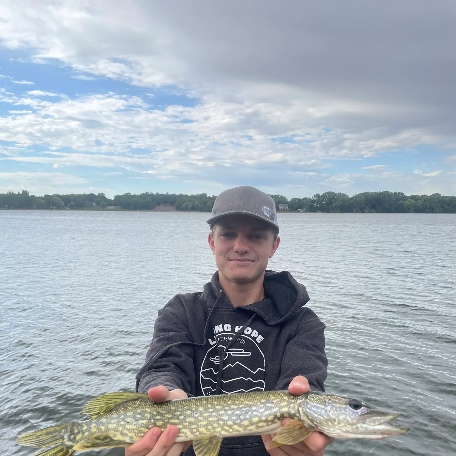 Northern pike caught on Fishbrain