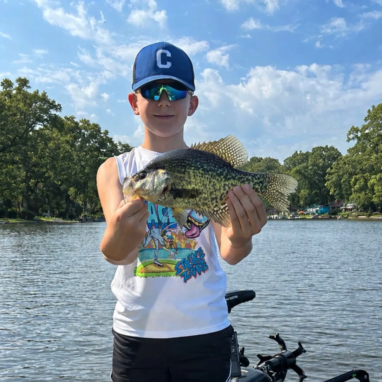 Black crappie caught on Fishbrain