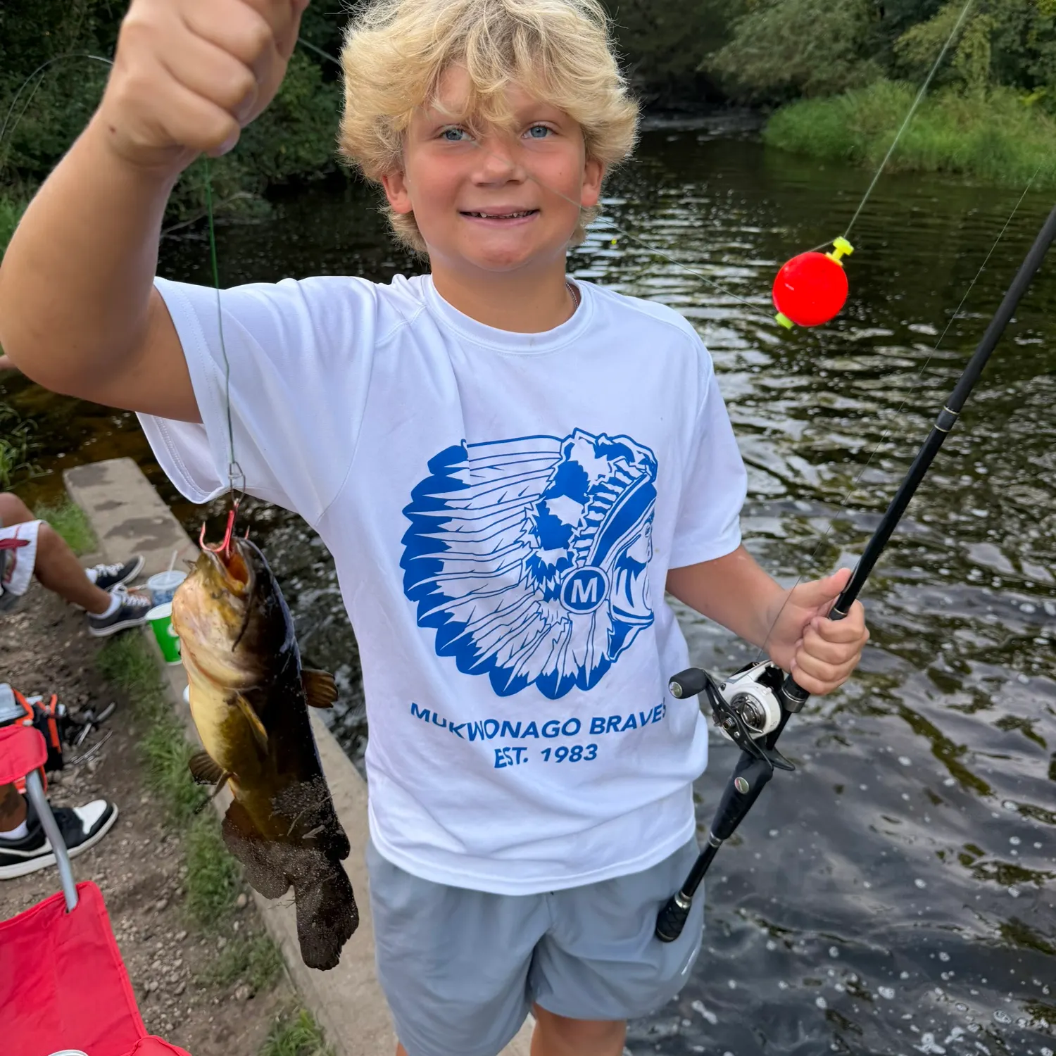 Black bullhead caught on Fishbrain