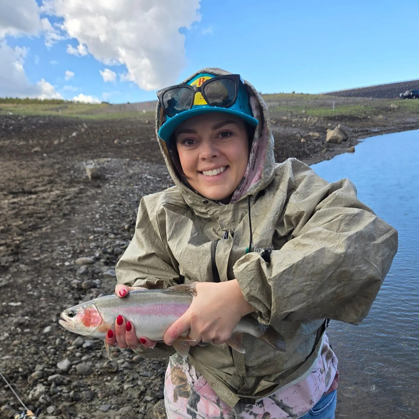 Cutbow caught on Fishbrain