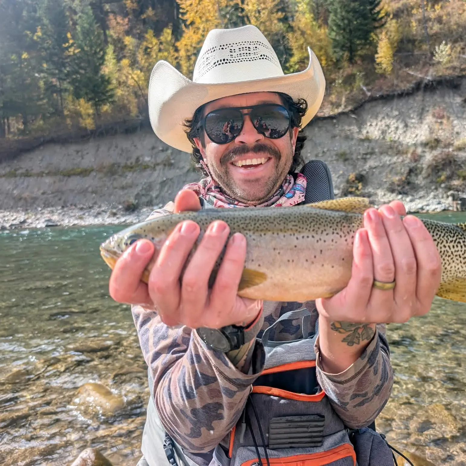 Cutthroat trout caught on Fishbrain