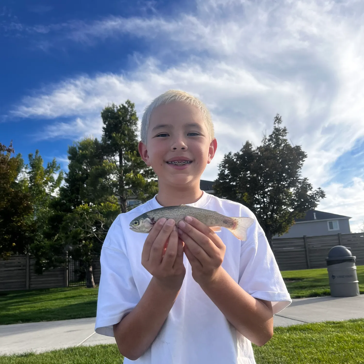 Rainbow trout caught on Fishbrain