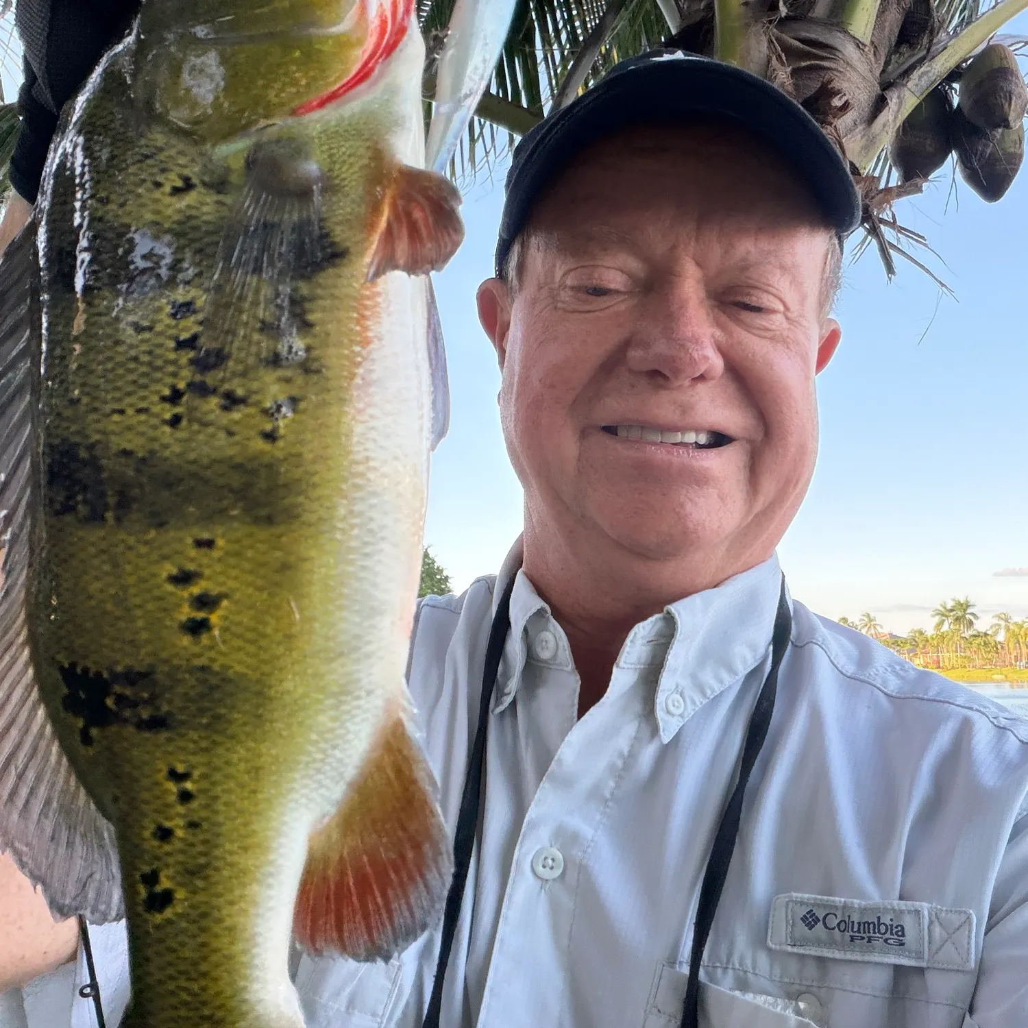 Butterfly peacock bass caught on Fishbrain