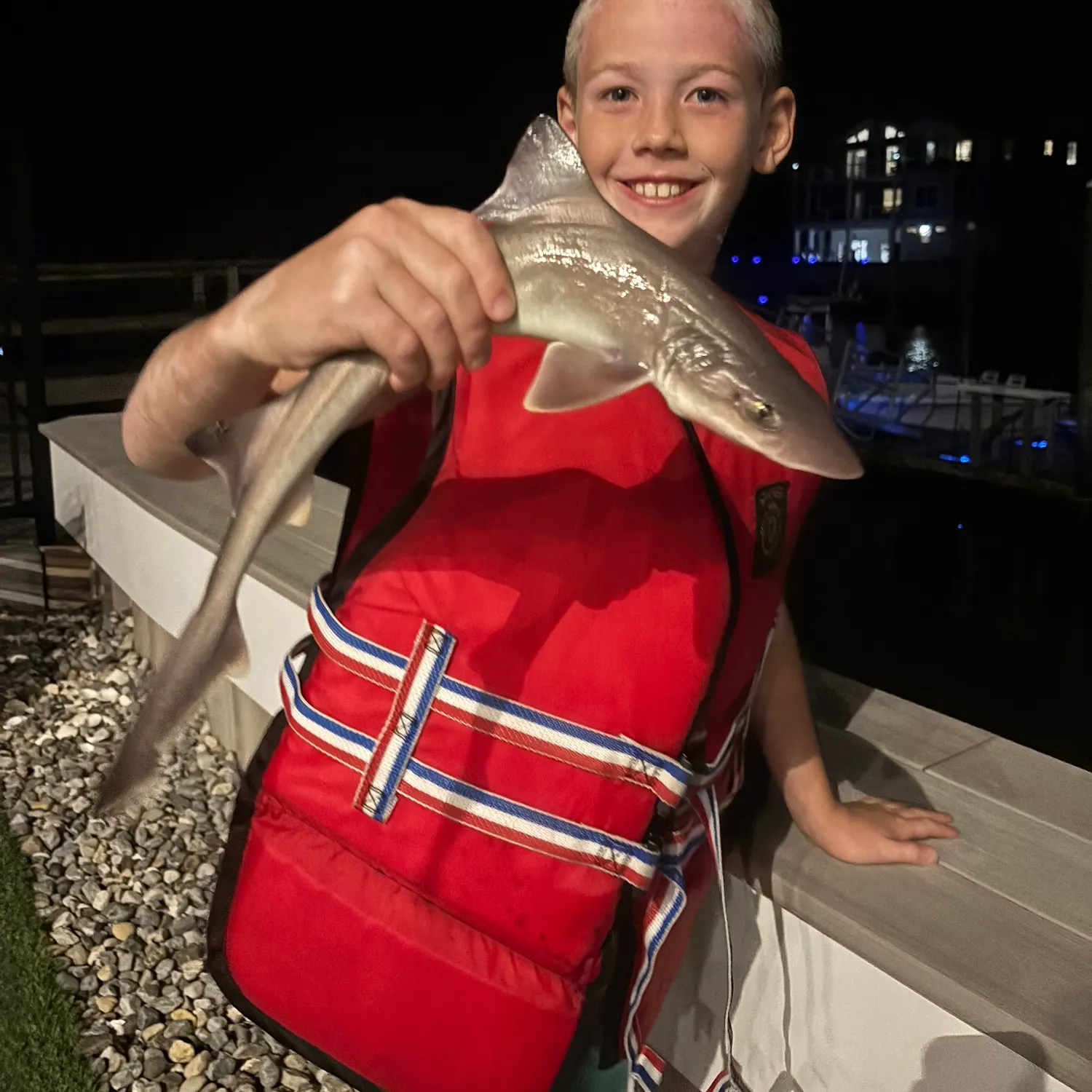 Great white shark caught on Fishbrain
