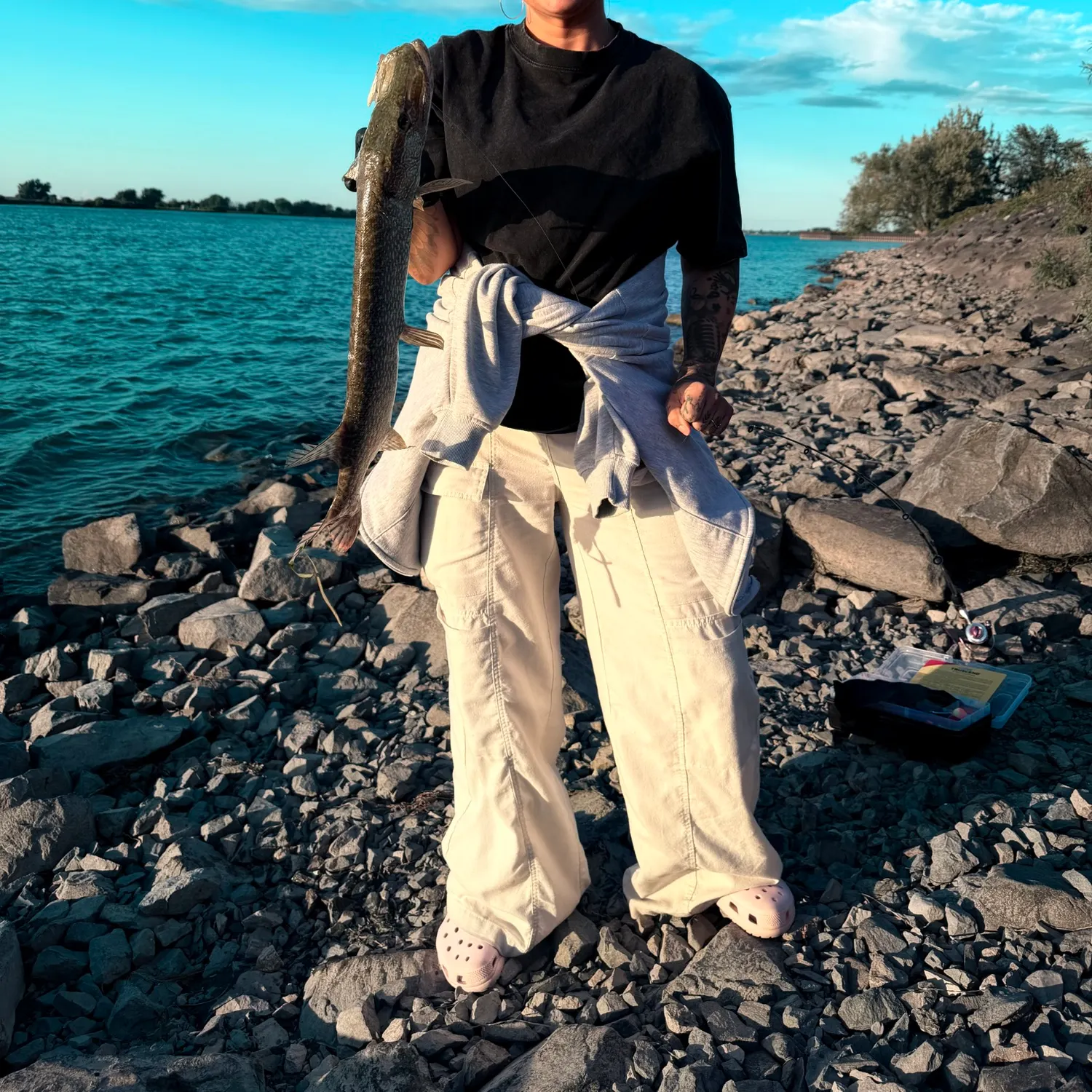 Northern pike caught on Fishbrain