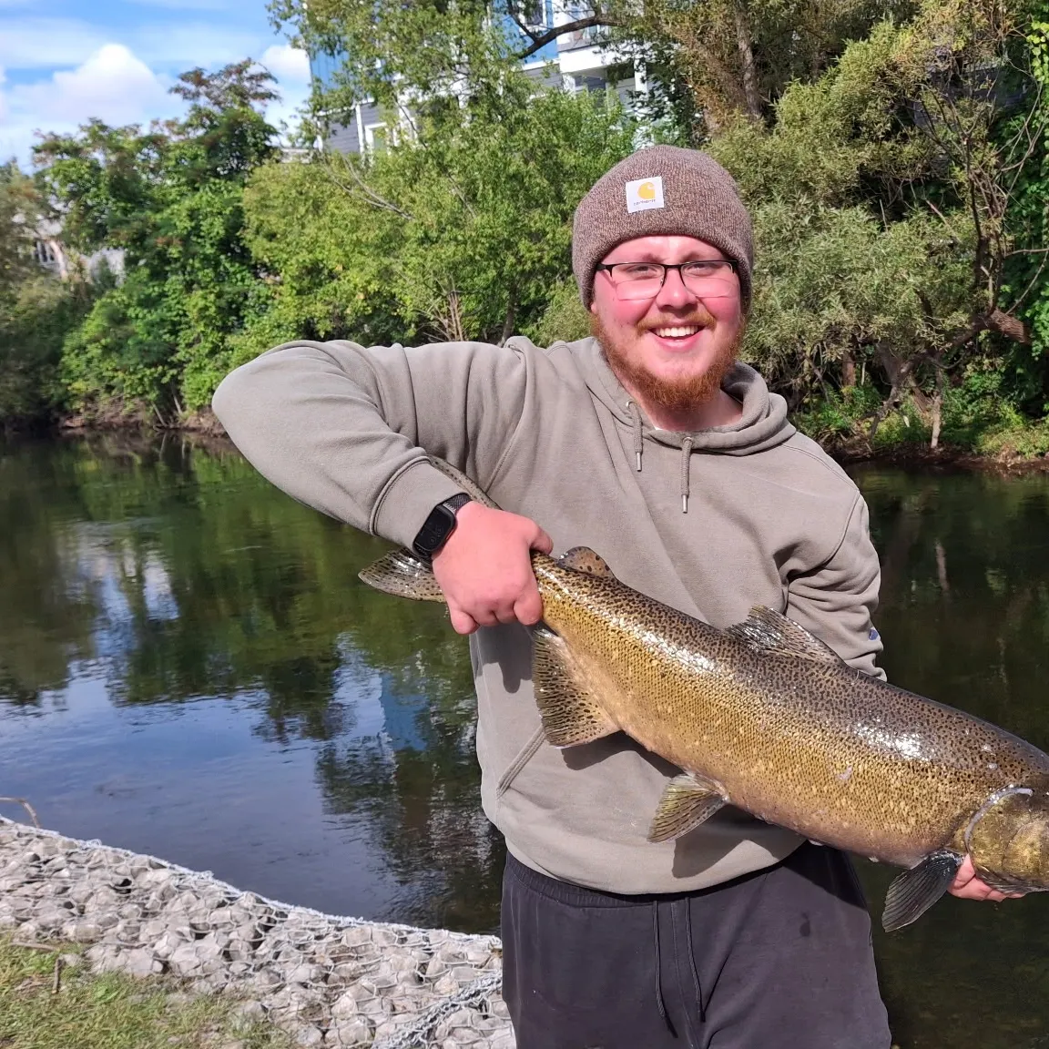 Chinook salmon caught on Fishbrain
